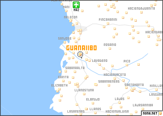 map of Guanaiibo