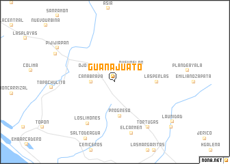 map of Guanajuato