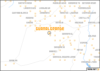 map of Guanal Grande