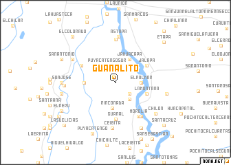 map of Guanalito