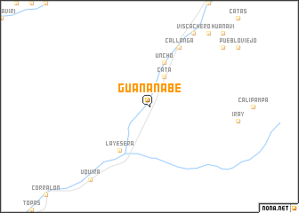 map of Guañañabe