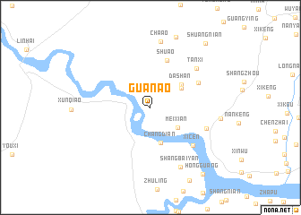 map of Guan\