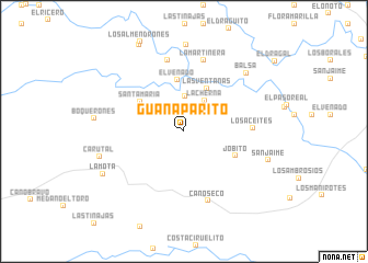 map of Guanaparito