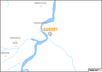 map of Guanay