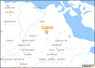 map of Guana