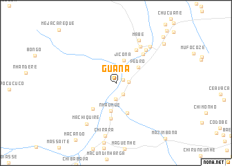 map of Guana