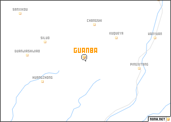 map of Guanba