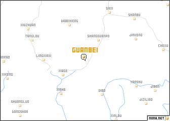 map of Guanbei