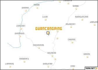 map of Guancangping