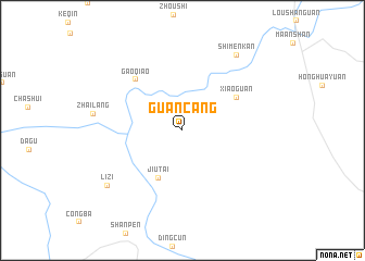 map of Guancang