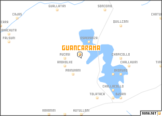 map of Guancarama