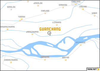 map of Guanchang