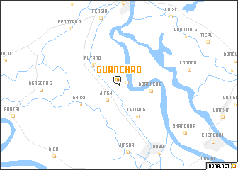 map of Guanchao