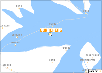 map of Guancheng