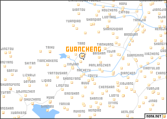 map of Guancheng