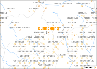 map of Guanchero
