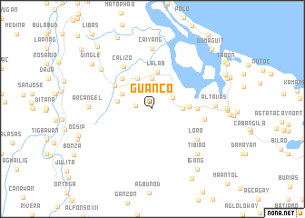 map of Guanco
