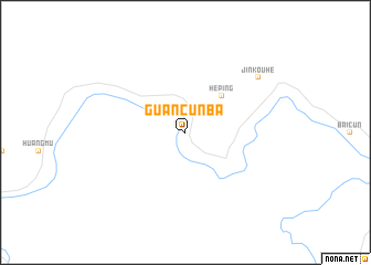 map of Guancunba