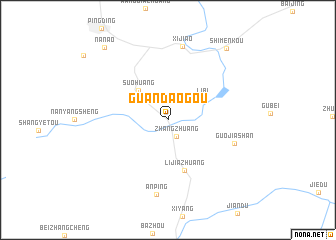 map of Guandaogou