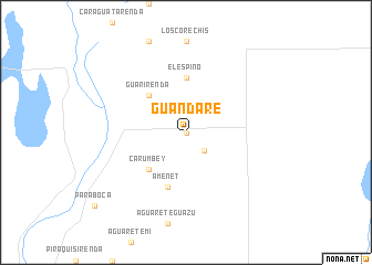 map of Guandaré