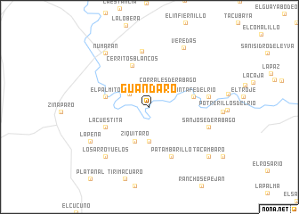 map of Guándaro