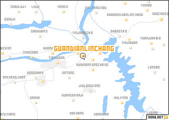 map of Guandianlinchang