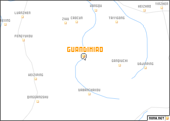 map of Guandimiao