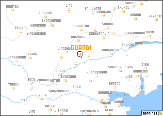 map of Guandi