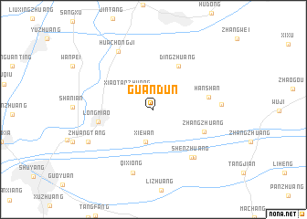 map of Guandun