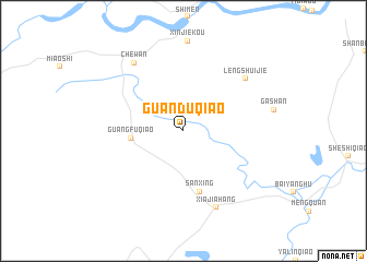 map of Guanduqiao