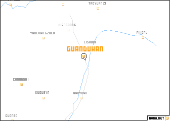 map of Guanduwan