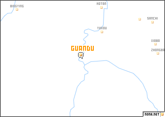 map of Guandu