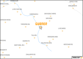 map of Guan\