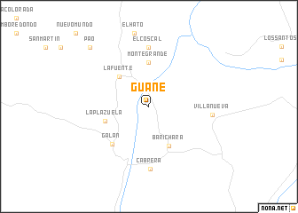 map of Guane