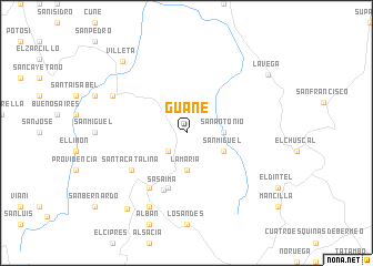map of Guane