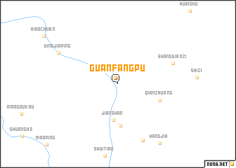 map of Guanfangpu