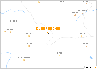 map of Guanfenghai