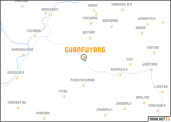 map of Guanfuyang