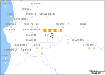 map of Guangala