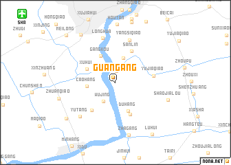 map of Guangang