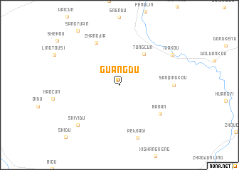 map of Guangdu