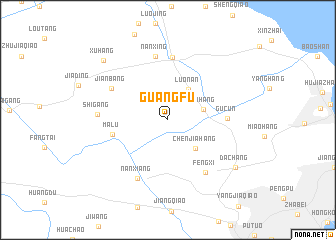 map of Guangfu