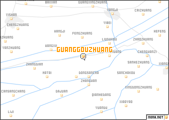 map of Guanggouzhuang