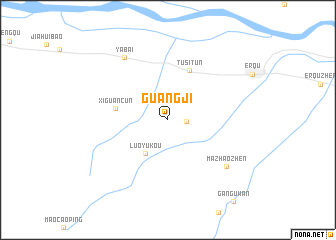 map of Guangji