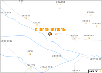 map of Guangkuotiandi