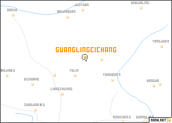 map of Guanglingcichang