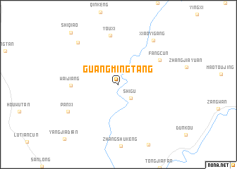 map of Guangmingtang