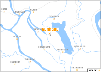 map of Guangou