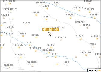map of Guangou