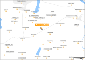 map of Guangou